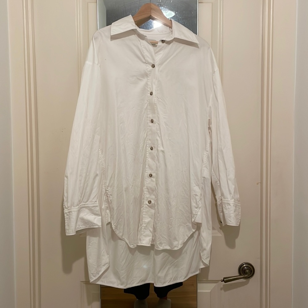 Button down shirt dress